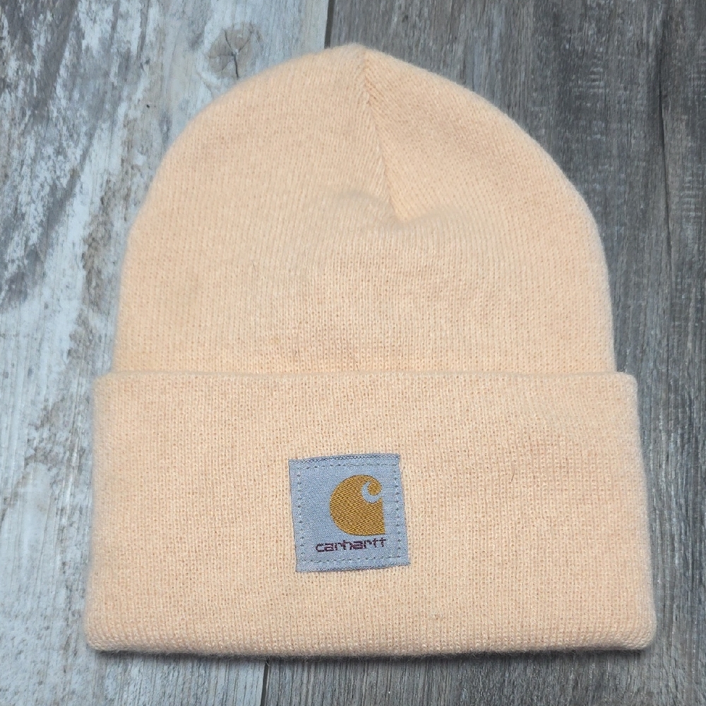 Carhartt | Unisex A18 Knit Cuffed Watch Hat Beanie OSFM Cantaloupe